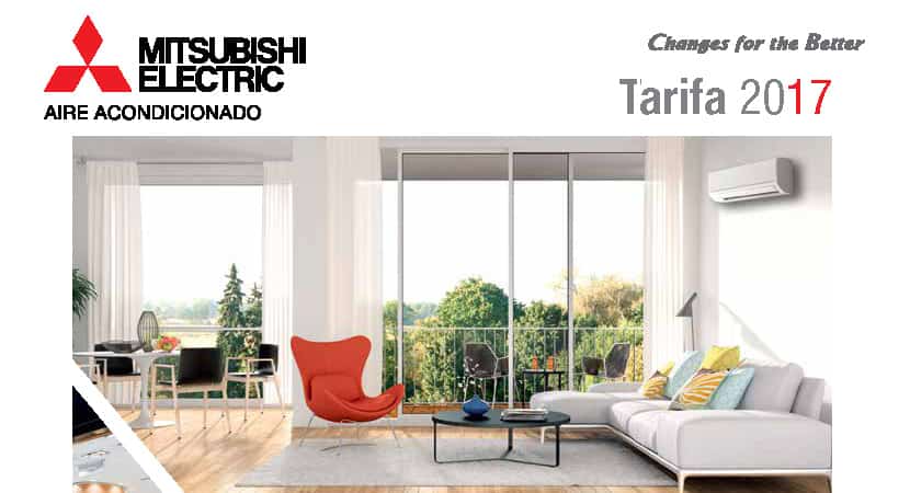 Tarifa catálogo 2017 · Aires Acondicionados Mitsubishi Electric
