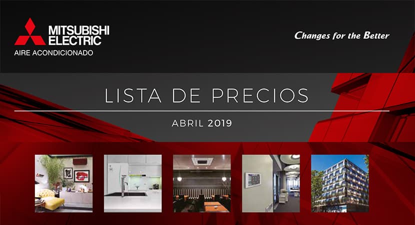 Tarifa abril 2019 · Aires Acondicionados Mitsubishi Electric