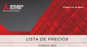 Tarifa catálogo 2021 (feb21) · Aires Acondicionados Mitsubishi Electric